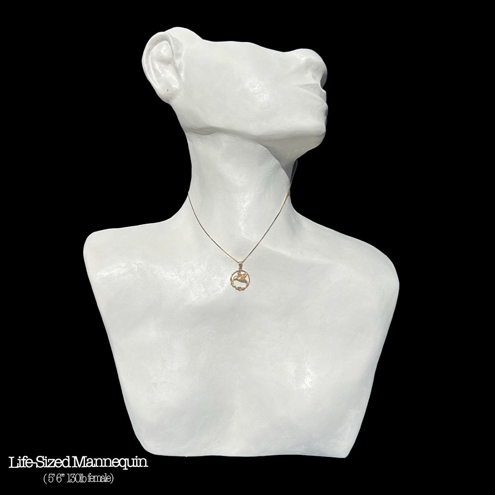 14K Yellow Gold Hummingbird Pendant