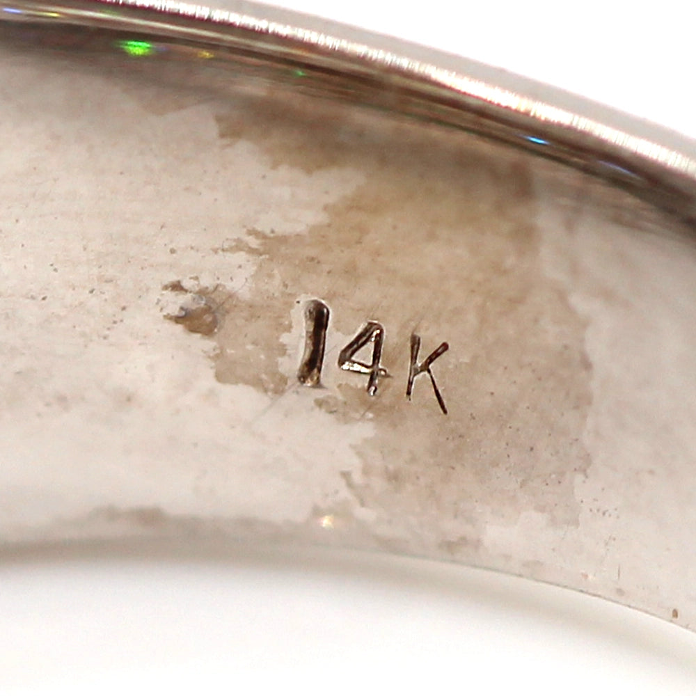 14K White Gold Ring with 2.50 Carats of VS-SI I/J Diamonds SIZE 8