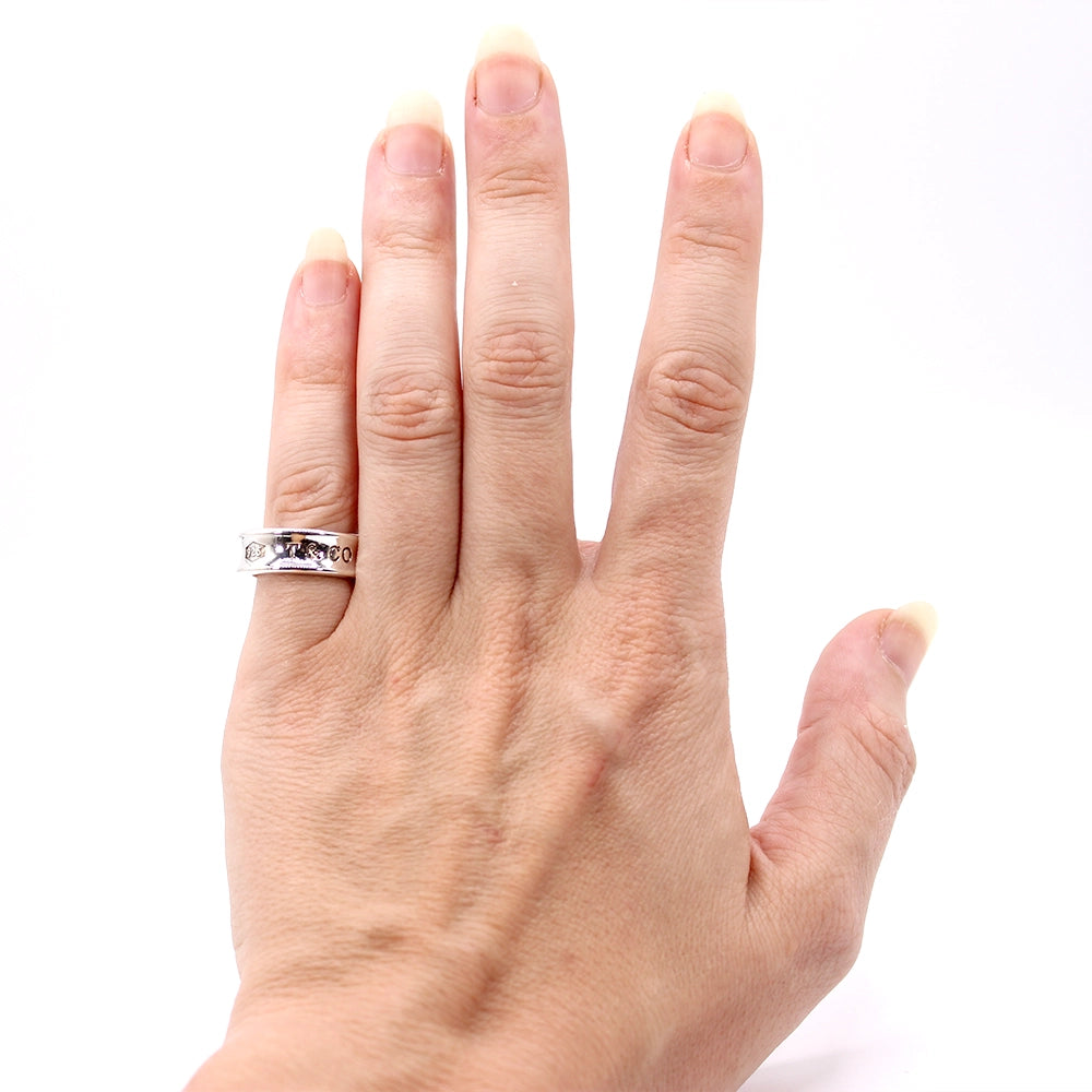 Tiffany and Co Sterling Silver 1837 7mm Ring SIZE 5