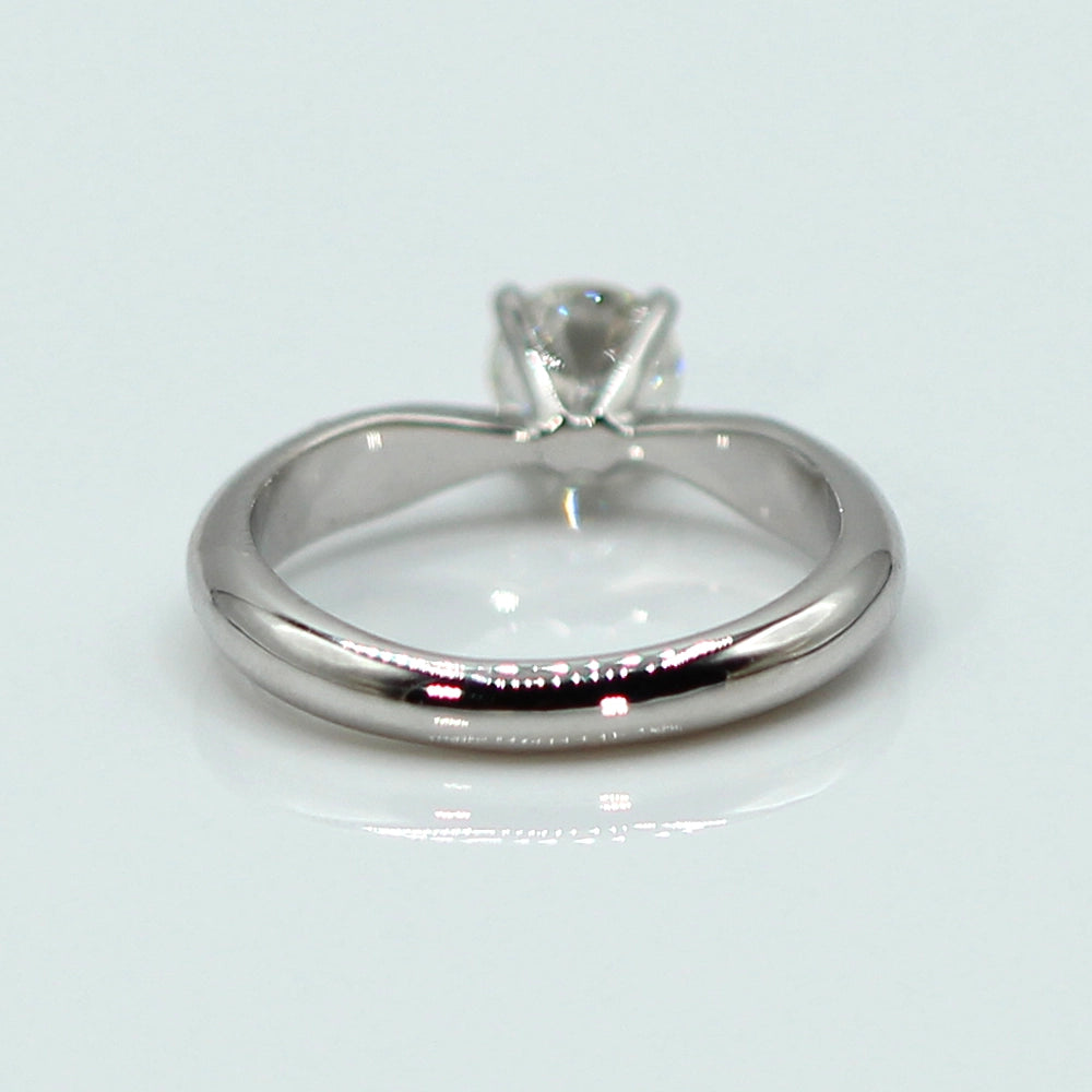 14K White Gold Diamond Solitaire Ring SIZE 5.5