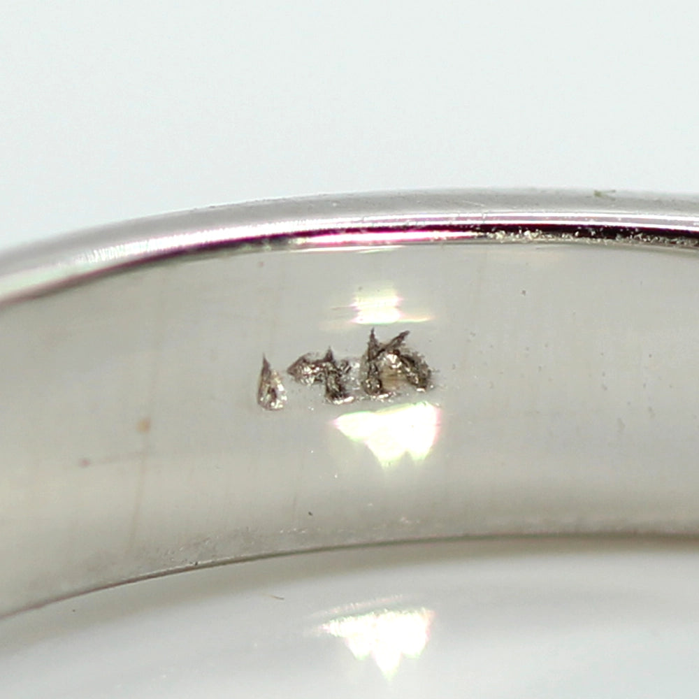 14K White Gold Diamond Solitaire Ring SIZE 5.5