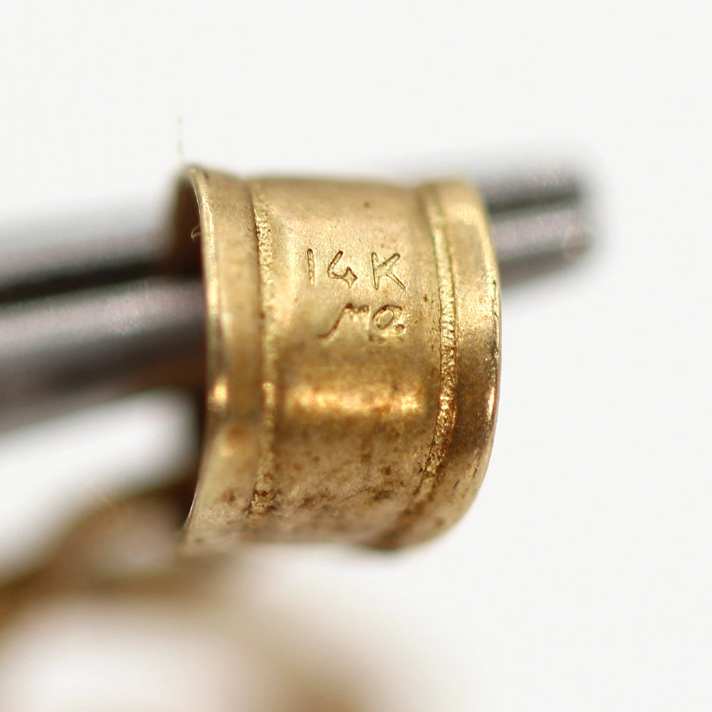 14K Yellow Gold Hummingbird Pendant