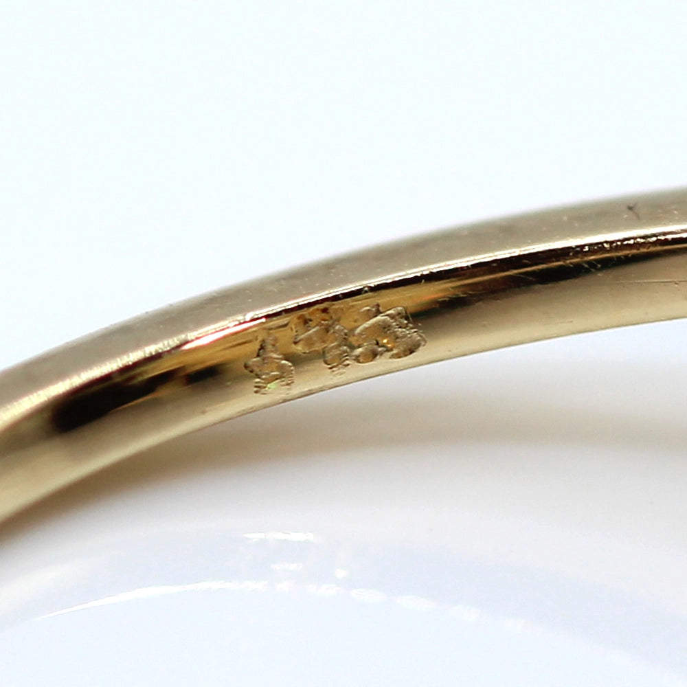 14K Yellow Gold 'Sun and Compass' Stacking Ring Set SIZE 9