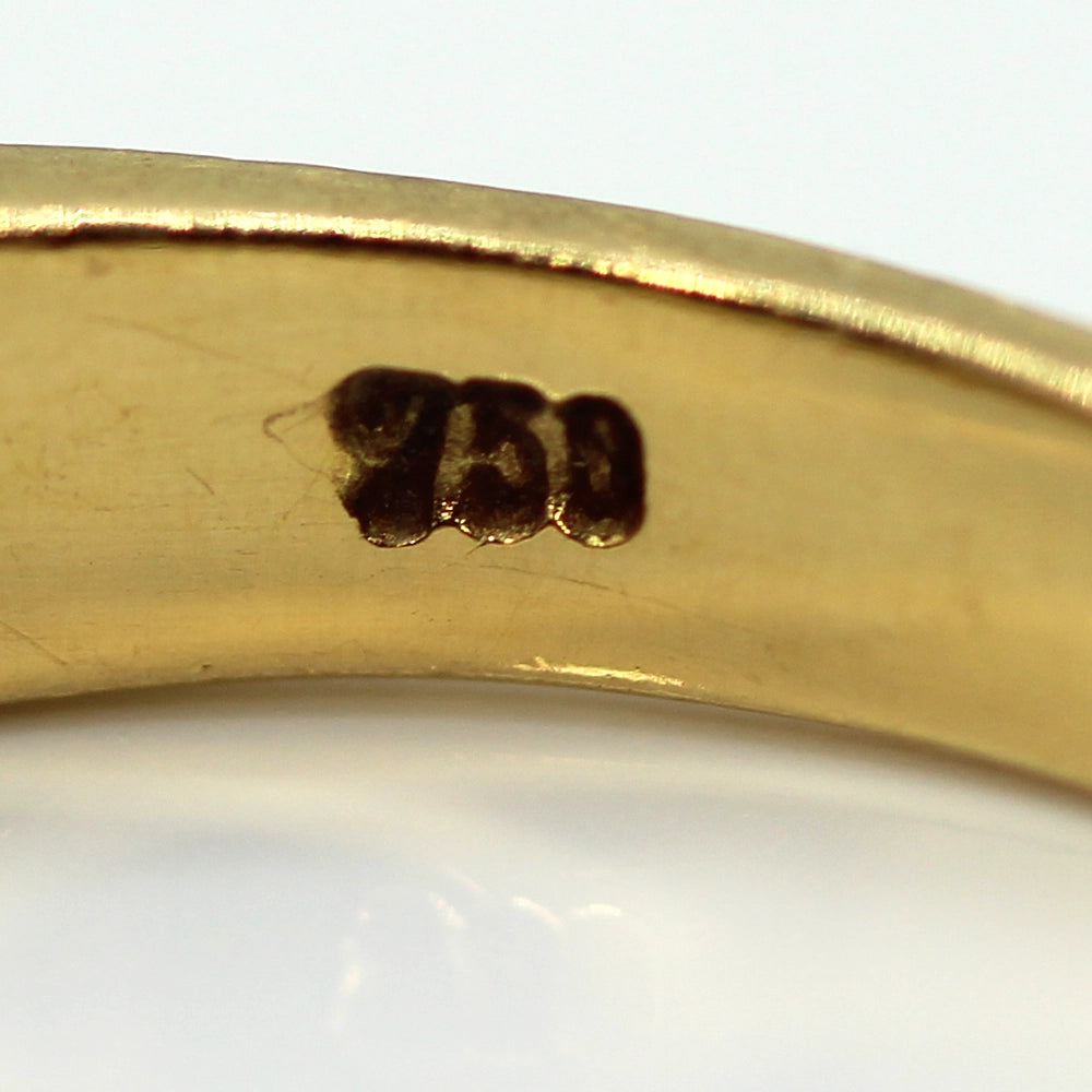 18K Yellow Gold and Opal Ring SIZE 7.75