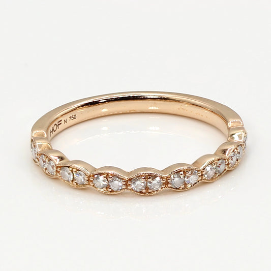 Hearts On Fire Diamonds Lorelei Wedding Band in 18K Yellow Gold SIZE 6.75