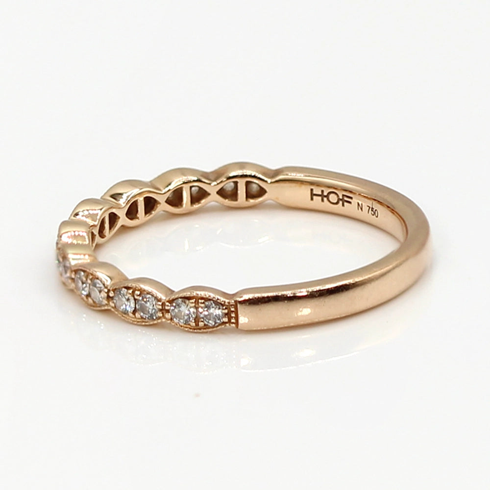 Hearts On Fire Diamonds Lorelei Wedding Band in 18K Yellow Gold SIZE 6.75