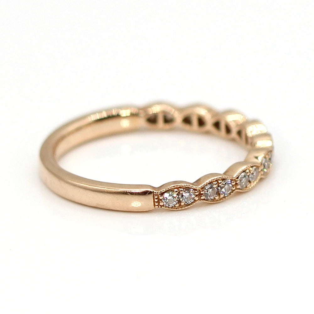 Hearts On Fire Diamonds Lorelei Wedding Band in 18K Yellow Gold SIZE 6.75