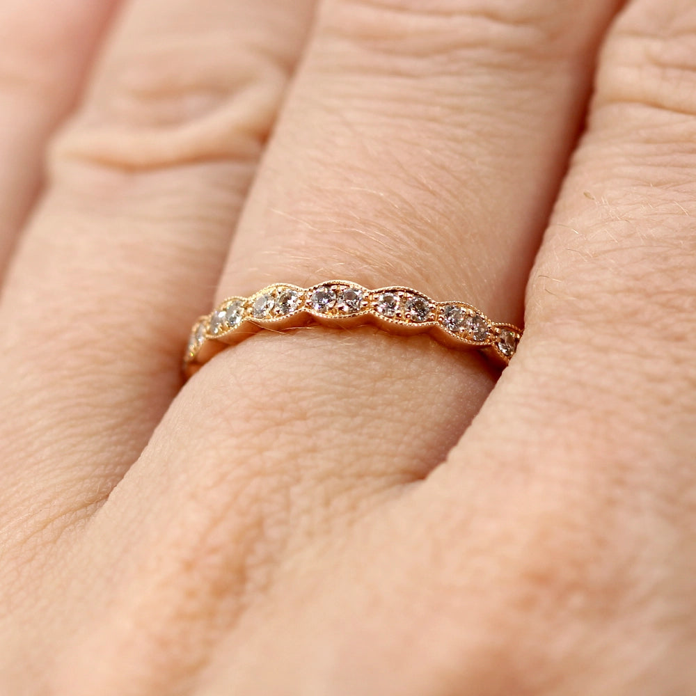 Hearts On Fire Diamonds Lorelei Wedding Band in 18K Yellow Gold SIZE 6.75