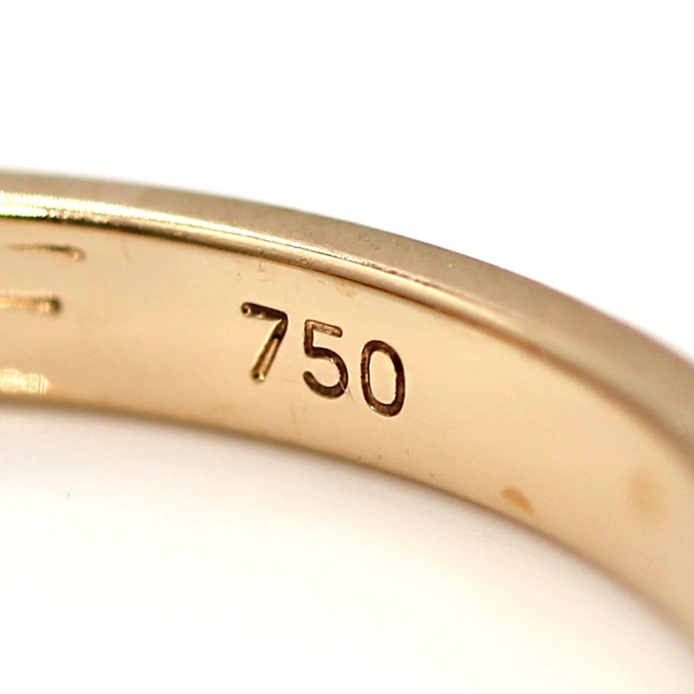 Hearts On Fire 18K Yellow Gold Comfort Fit Wedding Band Ring SIZE 6.5