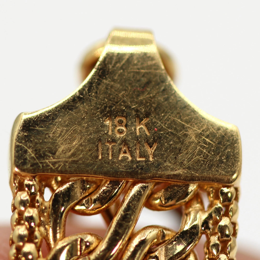 18K Yellow Gold Italian Woven Bracelet
