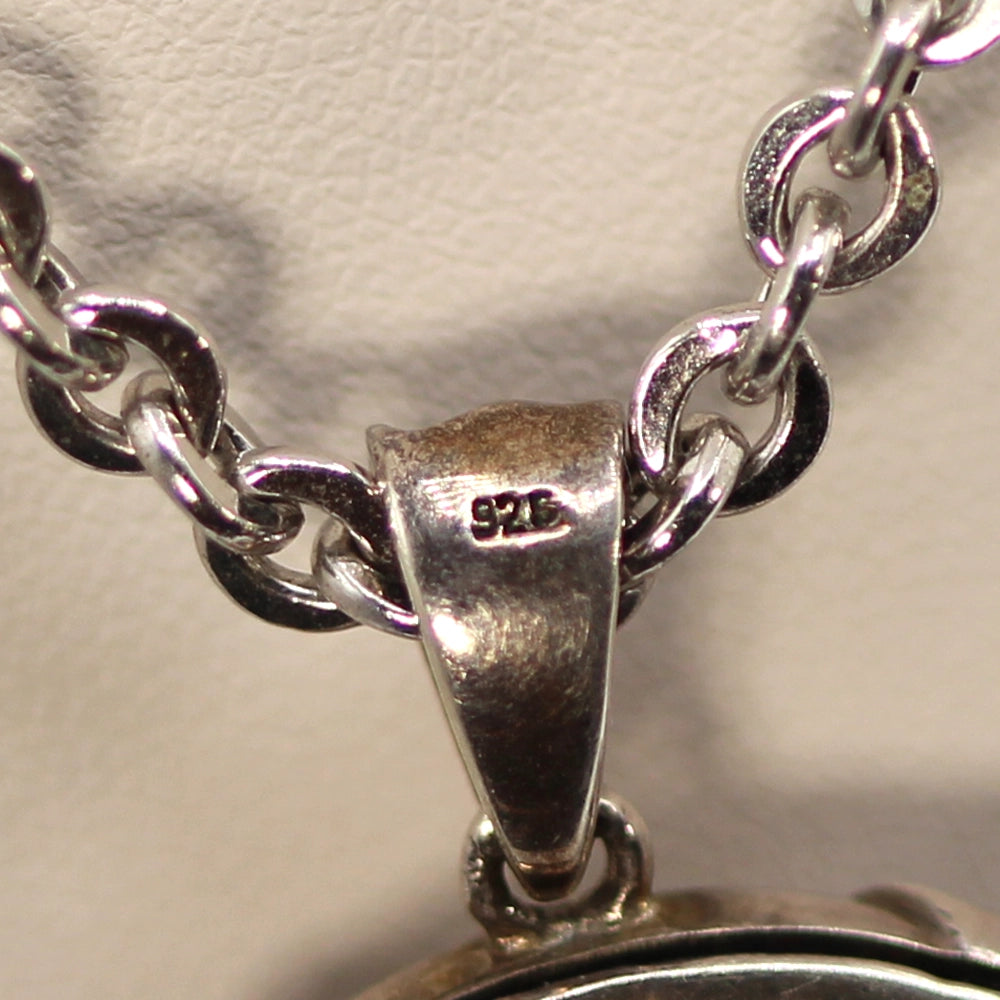 Sterling Silver Antonio Canova ‘Three Graces Dancing’ Locket with Amethyst and Pearls