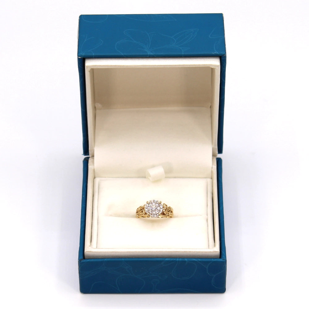Maui Divers Living Heirloom Diamond Engagement Ring SIZE 4.75 with Box