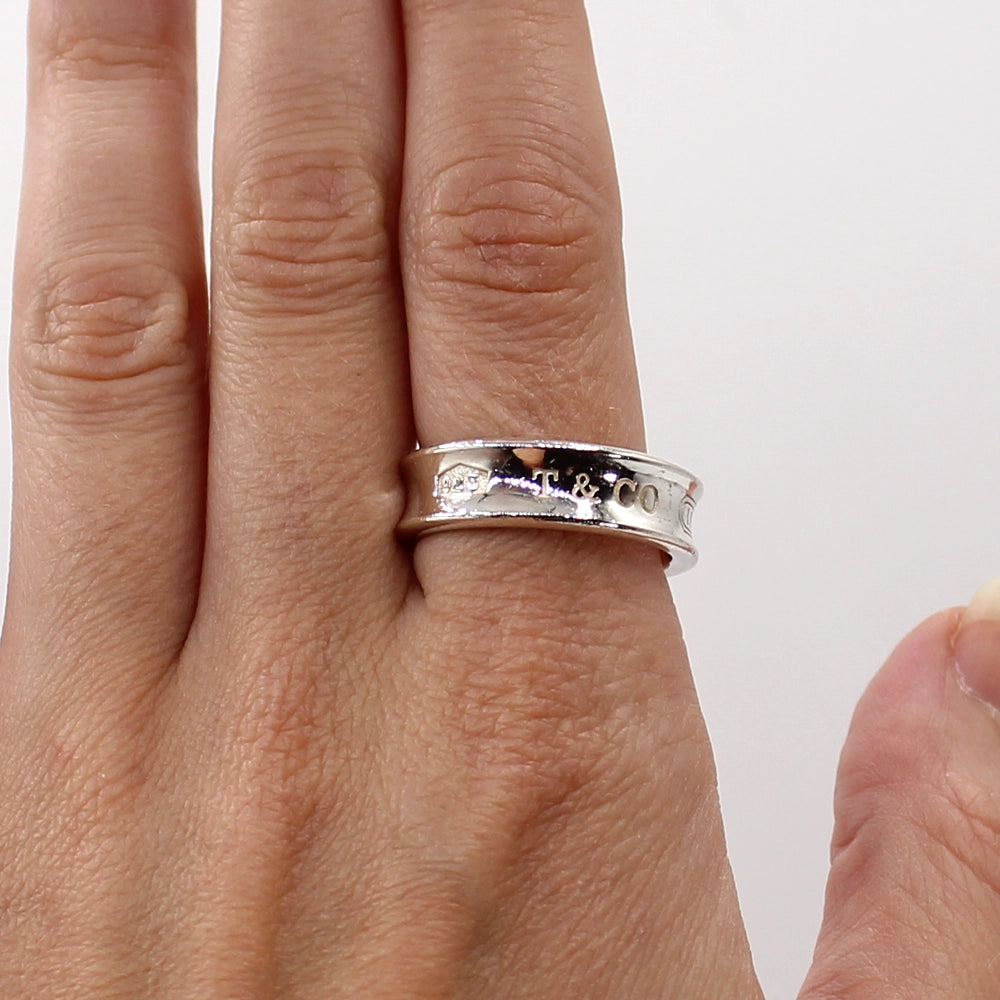 Tiffany & Co Sterling Silver 1837 Band SIZE 9.5