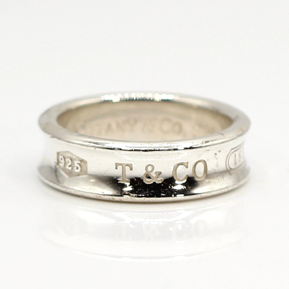 Tiffany & Co Sterling Silver 1837 Band SIZE 9.5