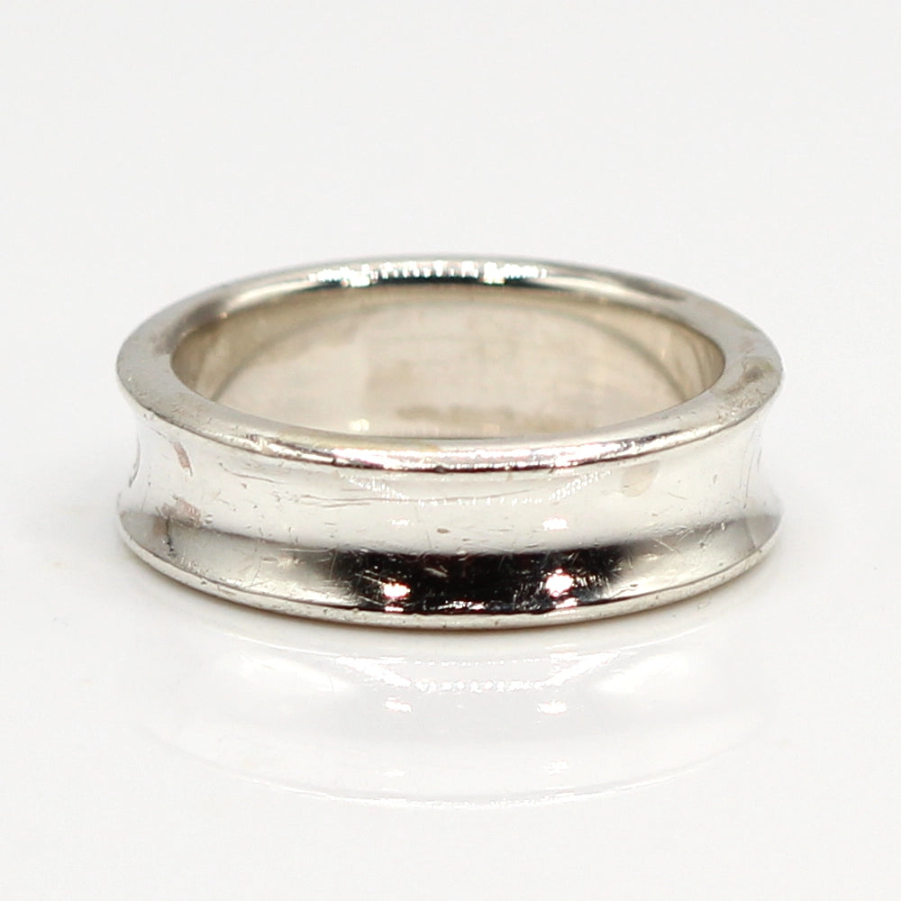 Tiffany & Co Sterling Silver 1837 Band SIZE 9.5