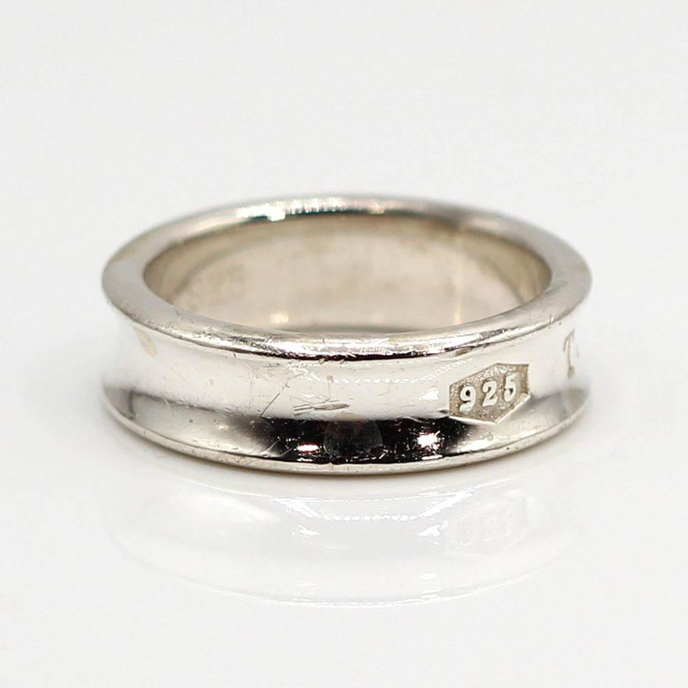 Tiffany & Co Sterling Silver 1837 Band SIZE 9.5