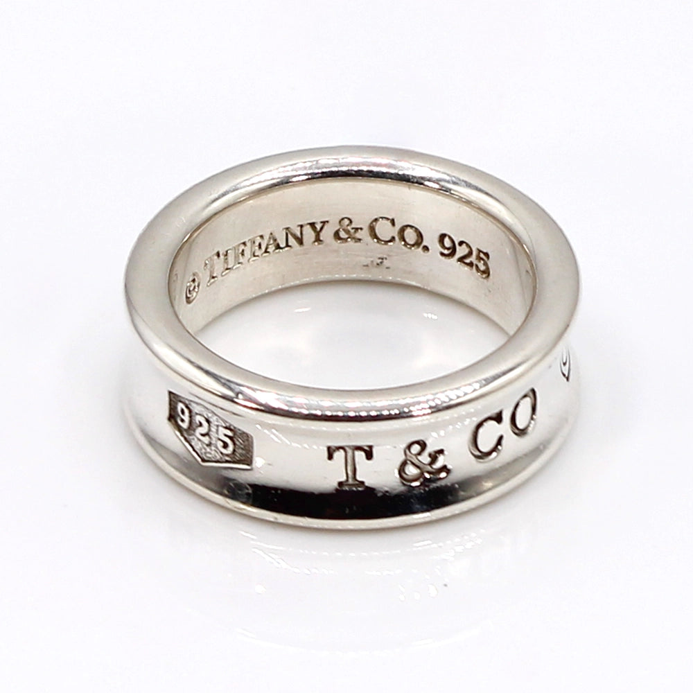 Tiffany and Co Sterling Silver 1837 7mm Ring SIZE 5