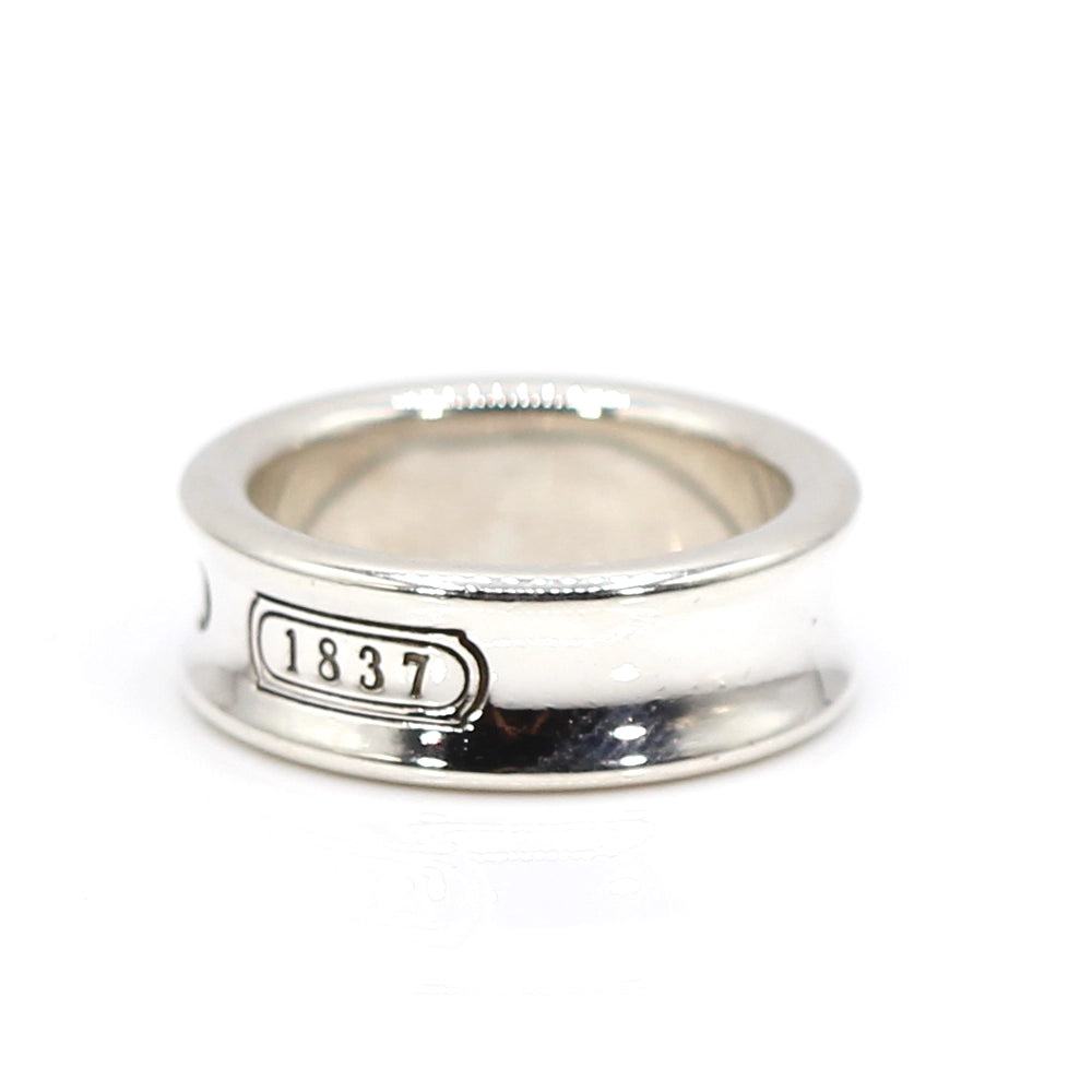 Tiffany and Co Sterling Silver 1837 7mm Ring SIZE 5
