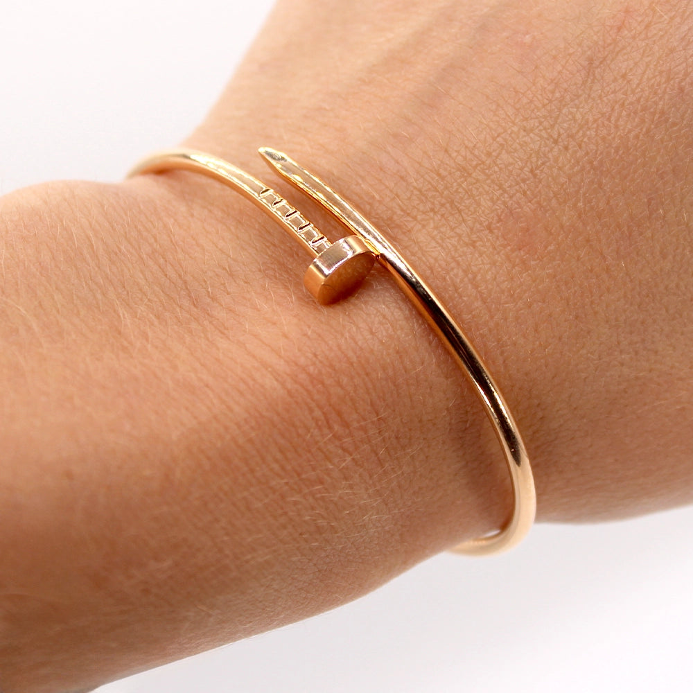 Cartier Juste Un Clou 18K Rose Gold Bracelet with Box & Docs SIZE 16