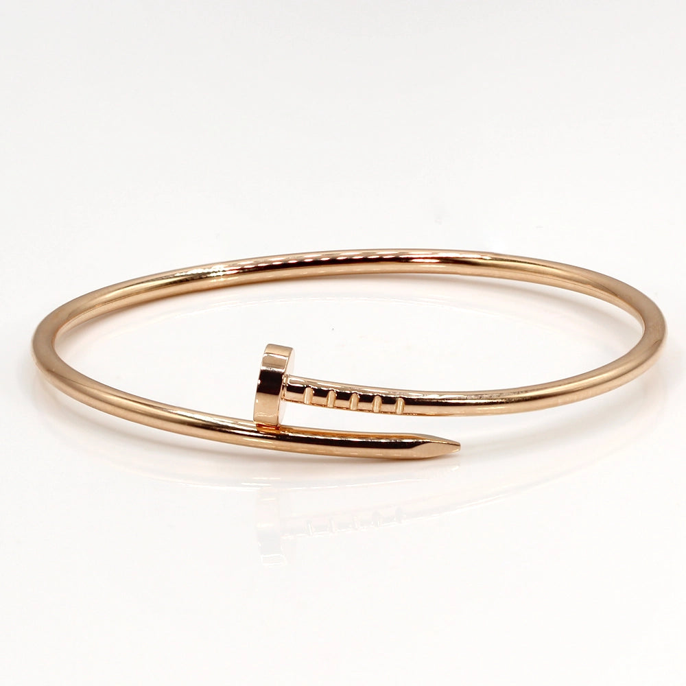 Cartier Juste Un Clou 18K Rose Gold Bracelet with Box & Docs SIZE 16