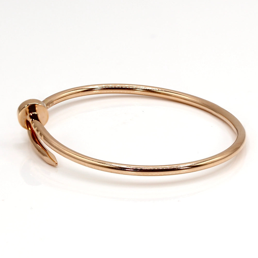 Cartier Juste Un Clou 18K Rose Gold Bracelet with Box & Docs SIZE 16