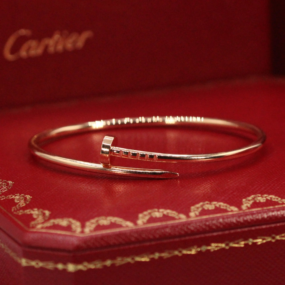 Cartier Juste Un Clou 18K Rose Gold Bracelet with Box & Docs SIZE 16
