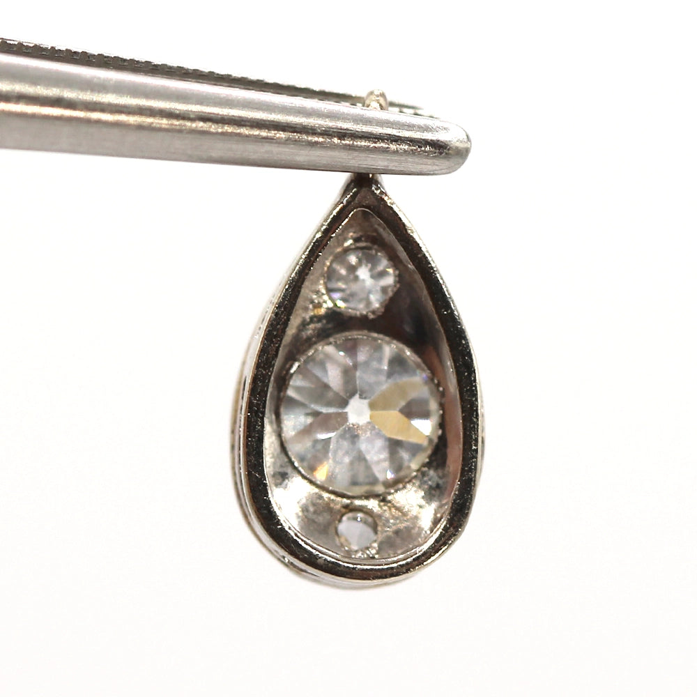 Antique Old European Cut VS Diamond Pendant in 12K Yellow Gold