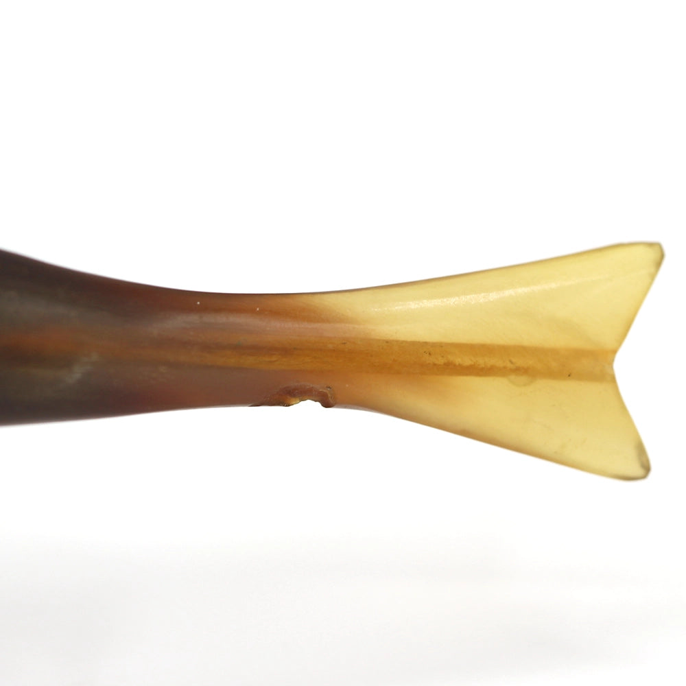 Antique Fish Cigarette Holder in Carved Horn