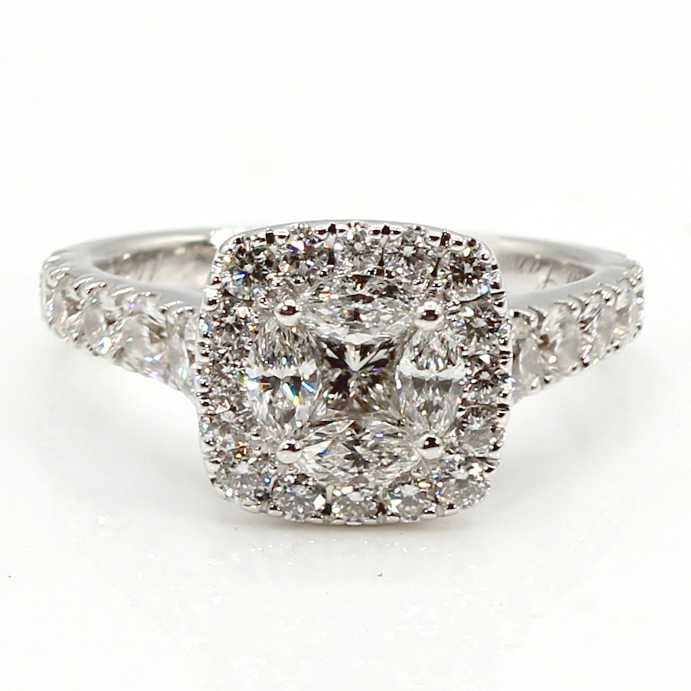 Neil Lane 2 Carat Total Weight Lovebright Style Ring SIZE 5