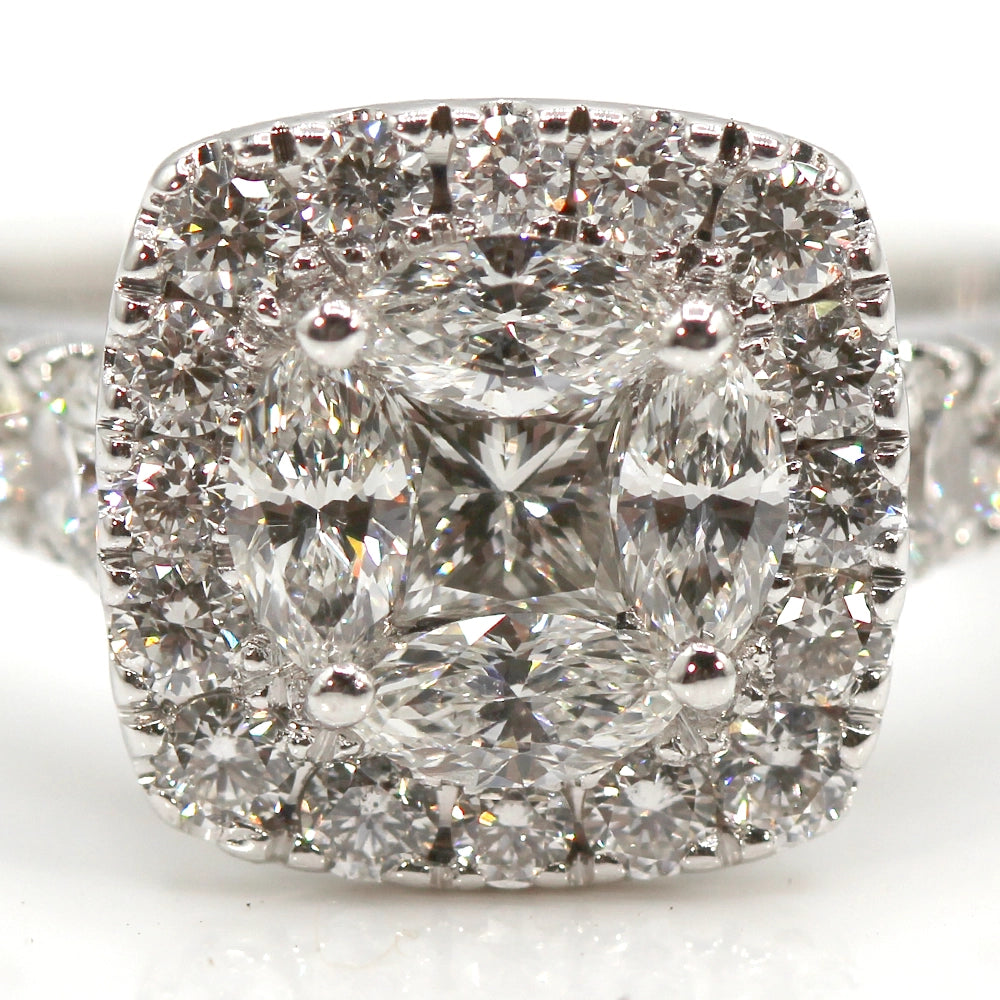 Neil Lane 2 Carat Total Weight Lovebright Style Ring SIZE 5