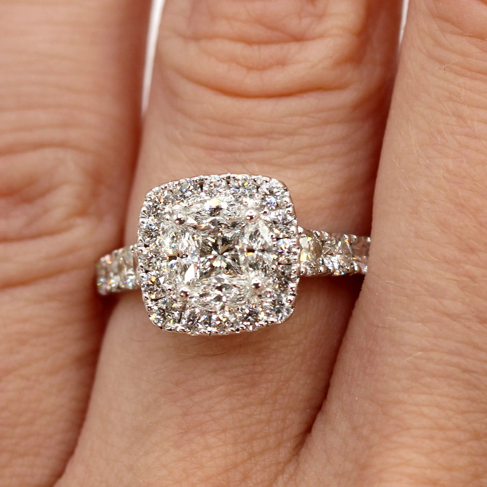 Neil Lane 2 Carat Total Weight Lovebright Style Ring SIZE 5