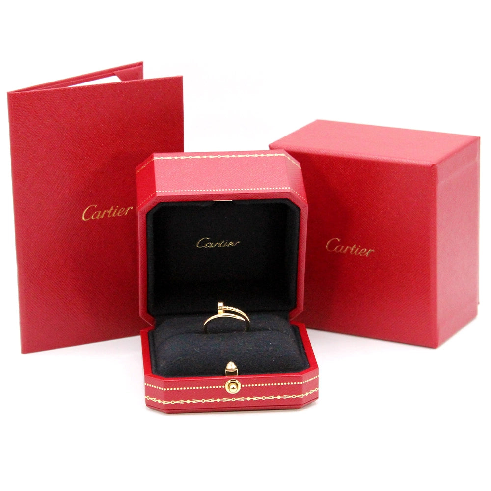 Cartier 18K Yellow Gold Juste Un Clou Ring Size 52 with Docs and Box