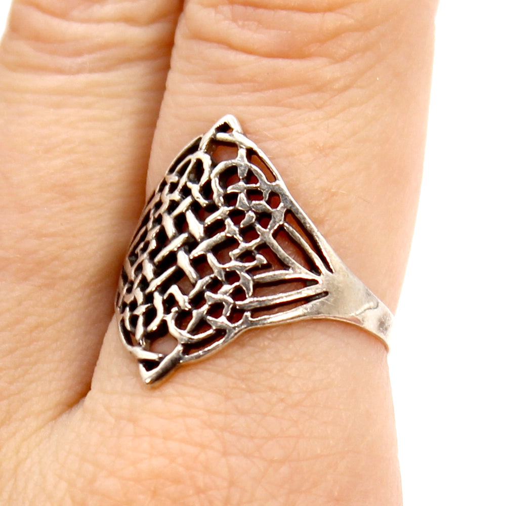 Sterling Silver Celtic Knot Ring SIZE 8
