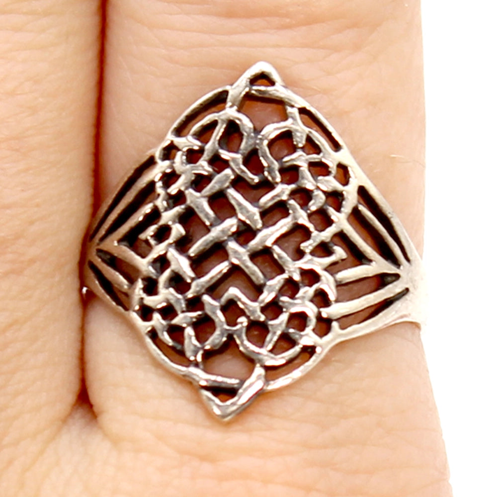 Sterling Silver Celtic Knot Ring SIZE 8