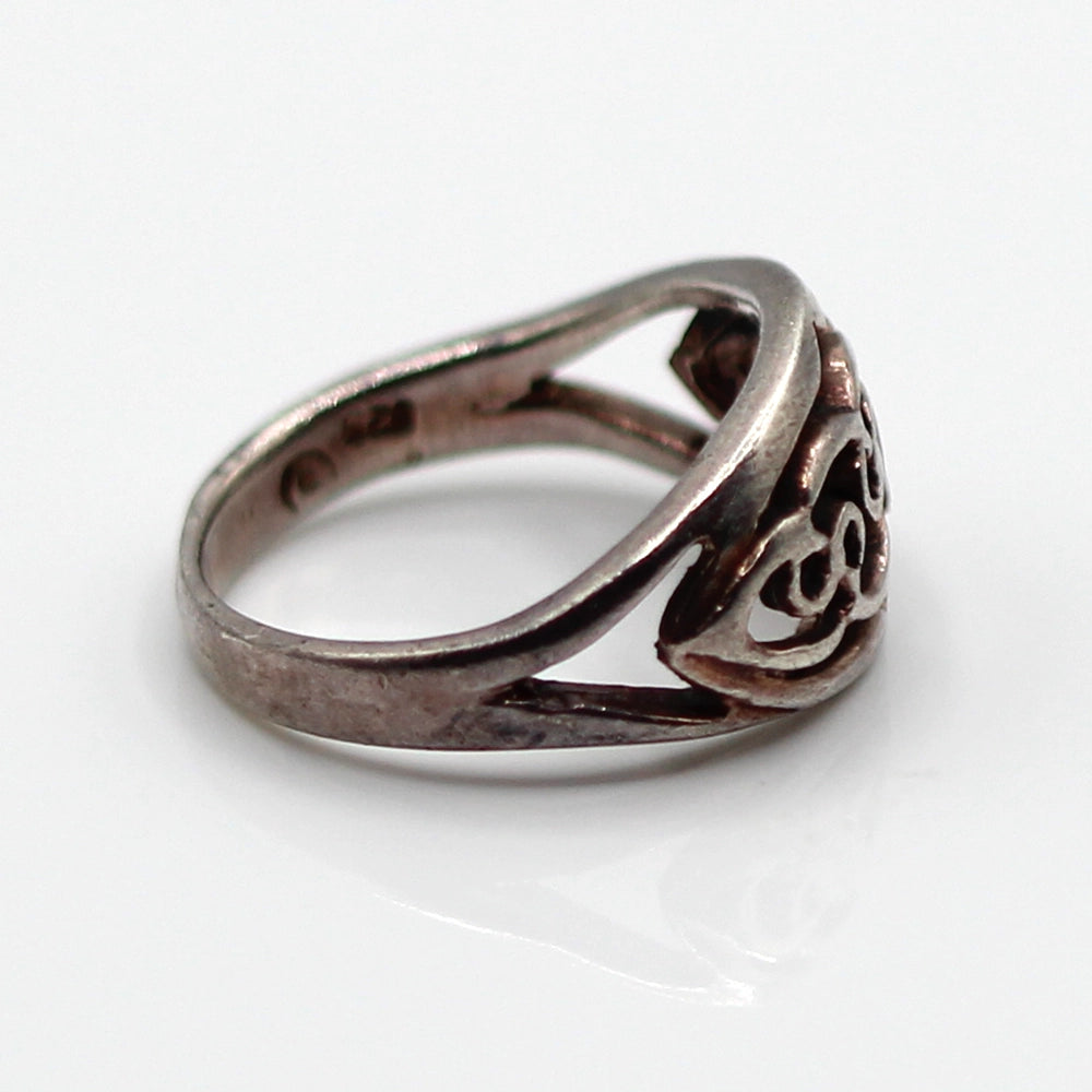 Sterling Silver Celtic Knot ‘Swirl’ Ring SIZE 7