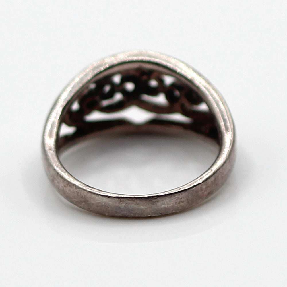 Sterling Silver Celtic Knot ‘Swirl’ Ring SIZE 7