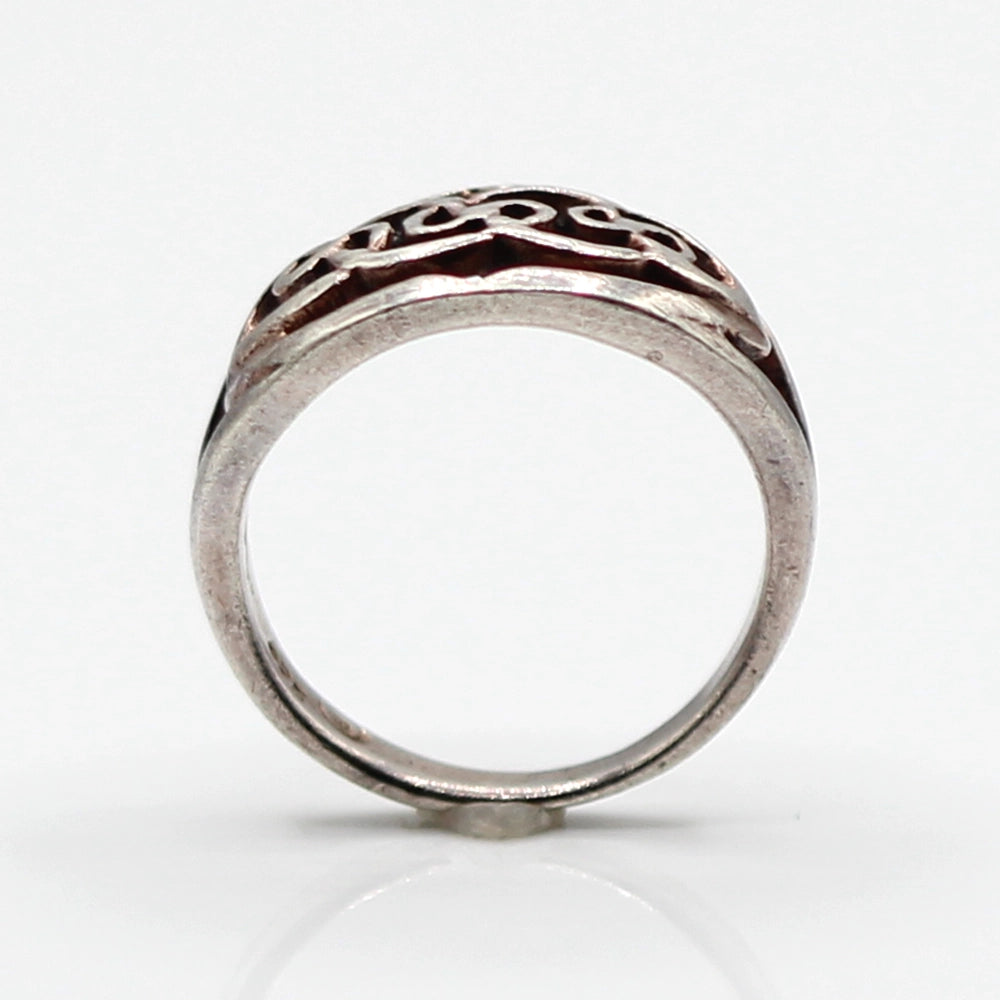 Sterling Silver Celtic Knot ‘Swirl’ Ring SIZE 7