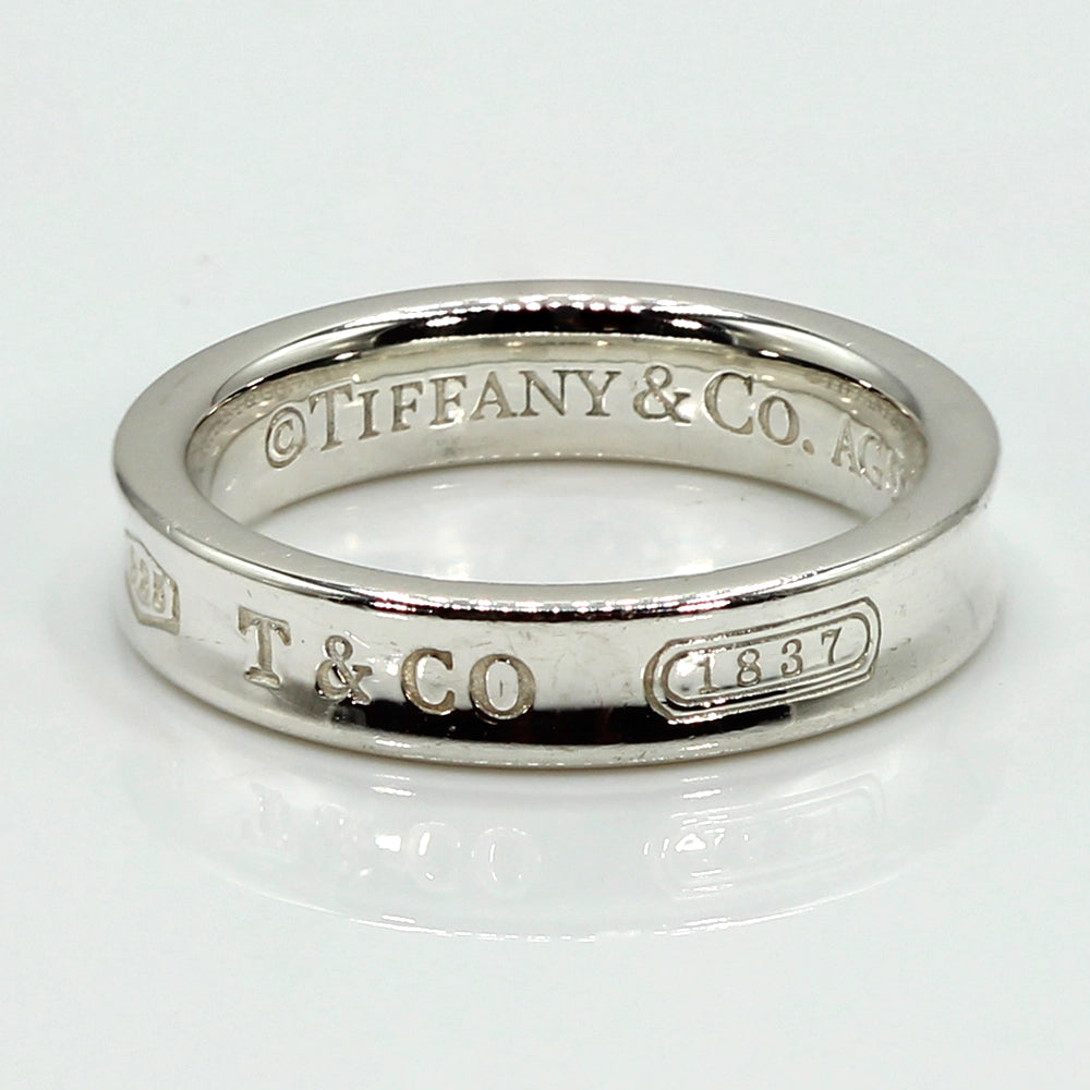 Tiffany & Co Sterling Silver 1837 Band SIZE 5