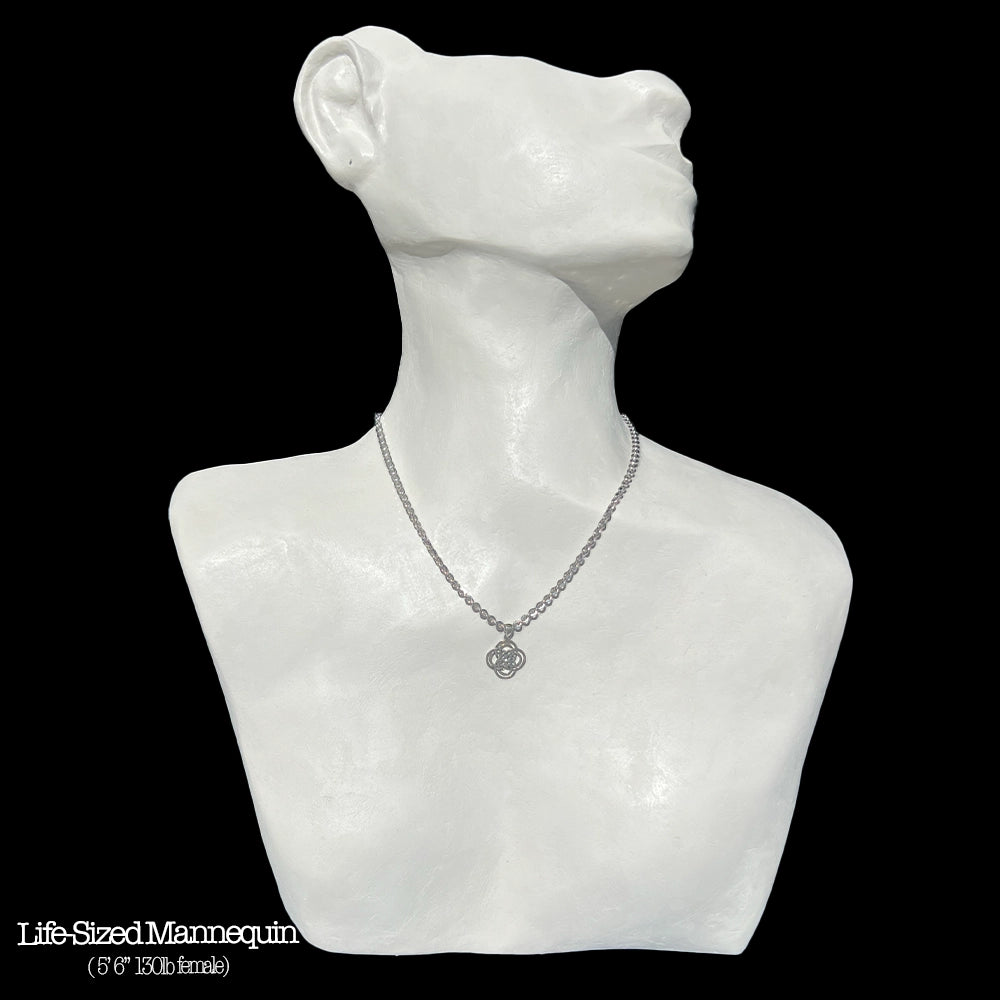 Sterling Silver Celtic Knot ‘Quadruple Loop’ Pendant