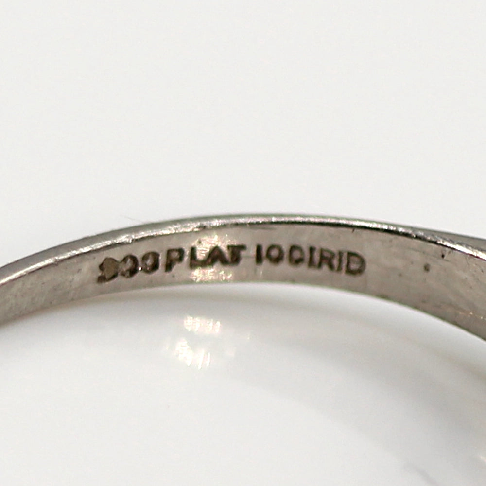 Vintage Art Deco Platinum and Diamond Ring SIZE 6.5
