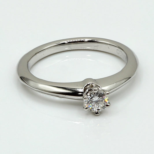 Tiffany & Co Platinum Solitaire Diamond Ring SIZE 4.5