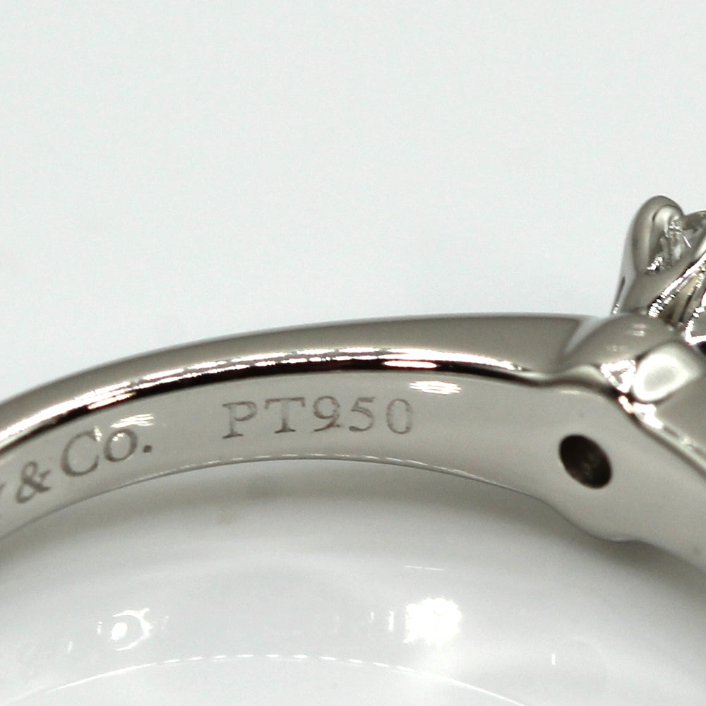 Tiffany & Co Platinum Solitaire Diamond Ring SIZE 4.5