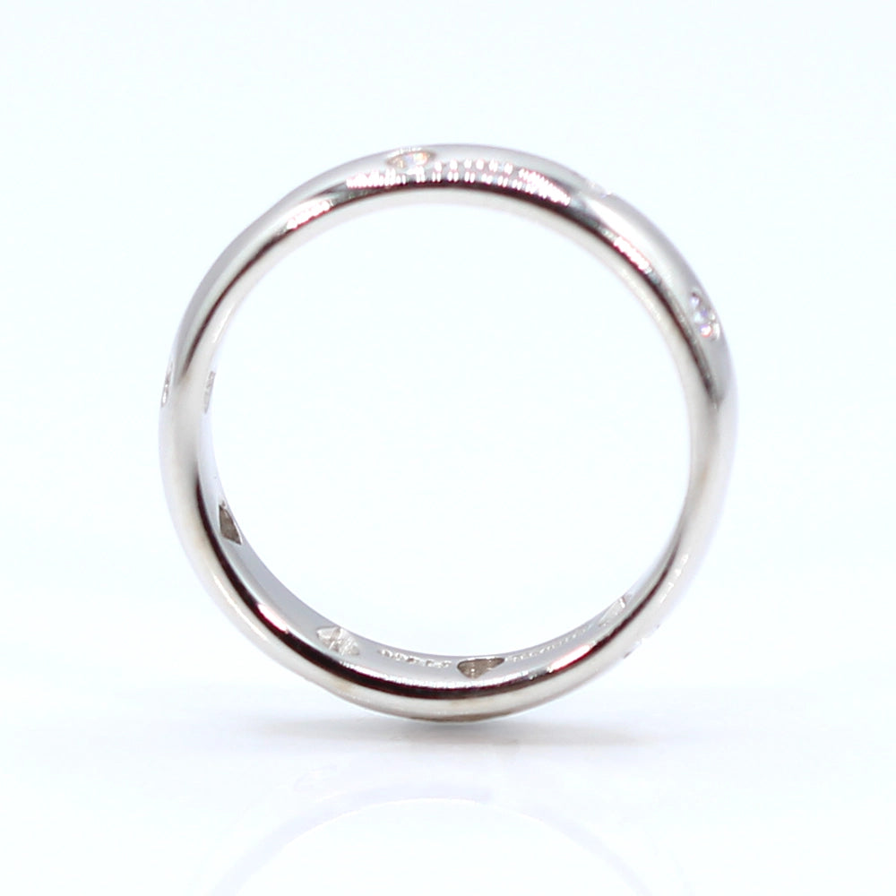 Tiffany and Co Platinum and Diamond Etoile Ring SIZE 6 with Box