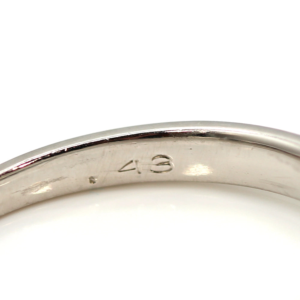 GIA Platinum and VS1 Diamond Solitaire Ring SIZE 9