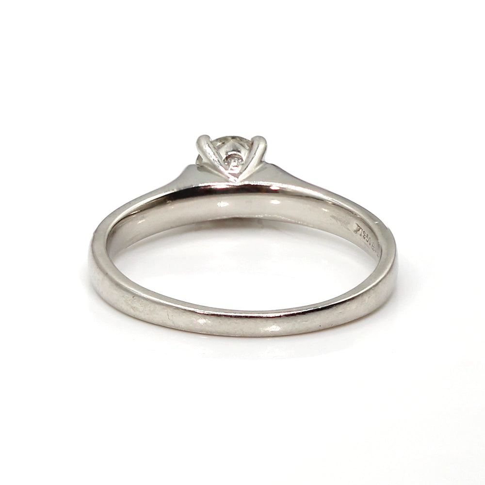 GIA Platinum and VS1 Diamond Solitaire Ring SIZE 9