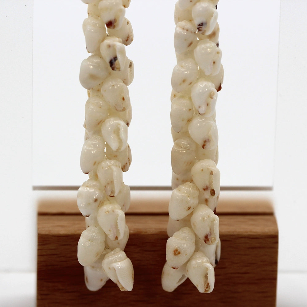 Ni’ihau Shell Double Length Pikake Earrings
