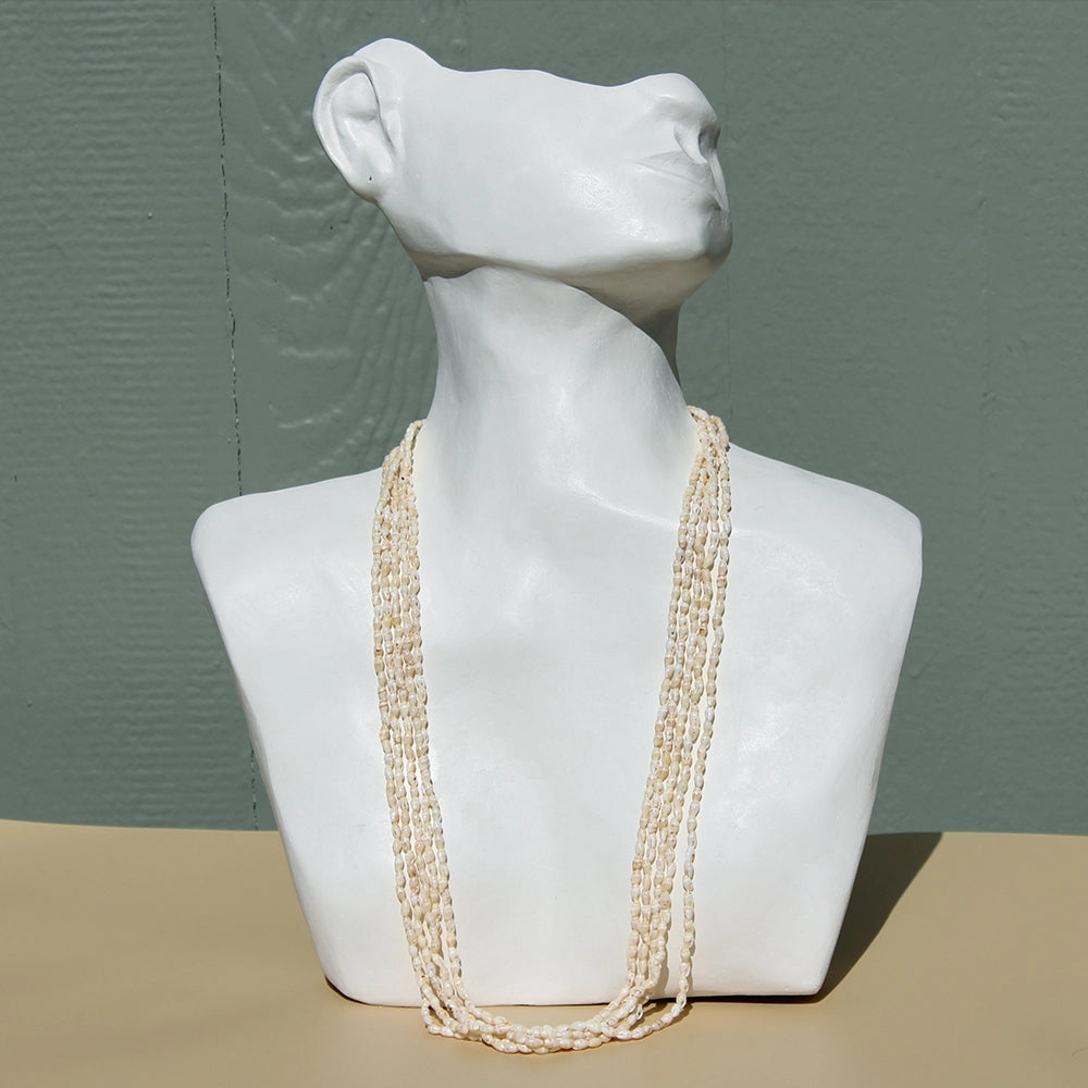 Ni’ihau Shell 5 Strand Mauna Loa Laiki Lei