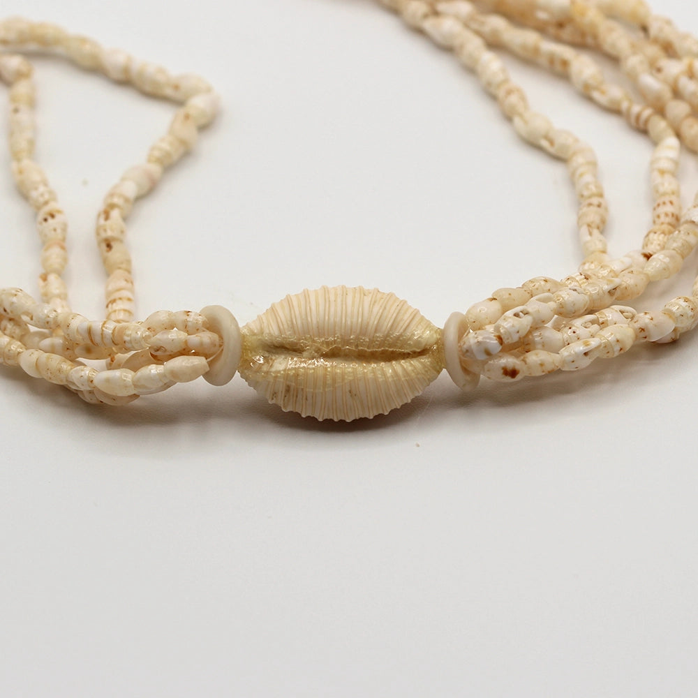 Ni’ihau Shell 5 Strand Mauna Loa Laiki Lei