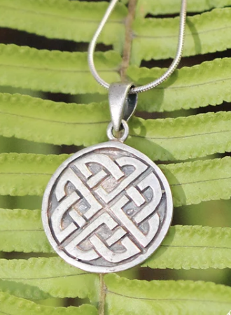 Sterling Silver Celtic ?Dara? Knot Pendant