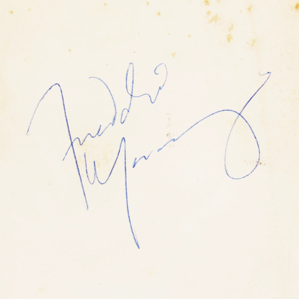 Queen Freddie Mercury and Brian May Autographs and Backstage Pass with Letter of Authenticity